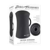 Zero Tolerance Gyro Stroke Powered Masturbator Black Black Strokers - Auto